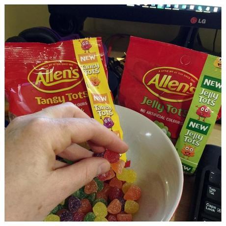 The tangy tots are very tangy and moreish. I like the red ones the best. I know there is more than 12 in the bowl. I have only eaten about 5. They were to show you how good they look!