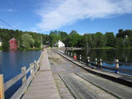 Vermont and a Floating Bridge old floating bridge