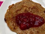 Vegan Whole Grain Spelt Pancakes with Plum Spiced Compôte!