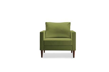 Campaign furniture green armchair 