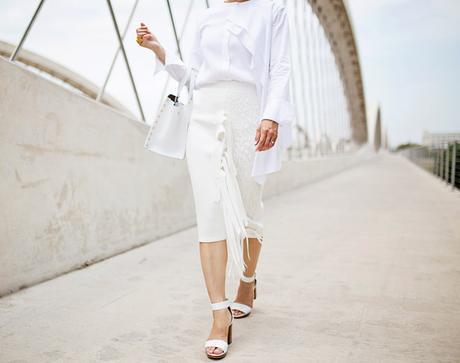 what to wear to diner en blanc, palmer harding pages top a/w 14, all white outfit