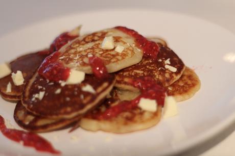 Recipe: “Vegan” White Chocolate Pancakes with Raw Raspberry Jam photo White Chocolate Pancakes and Raw Raspberry Jam - 6_zpsu68m9ahm.jpg