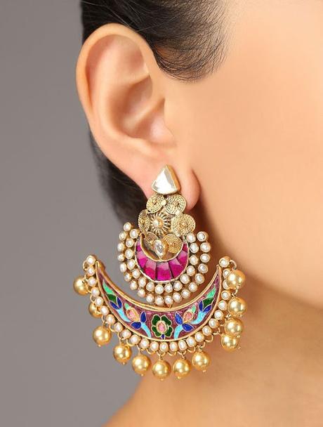 Get Ethnic Look By Wearing Designer Earrings!