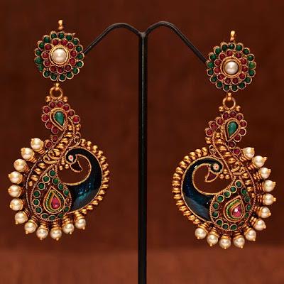 Get Ethnic Look By Wearing Designer Earrings!