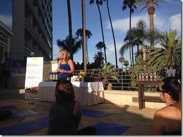 Sunrise Yoga ThinkThin Womens Forum Andrea Metcalf