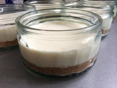 cheesecake layer individual pots no bake