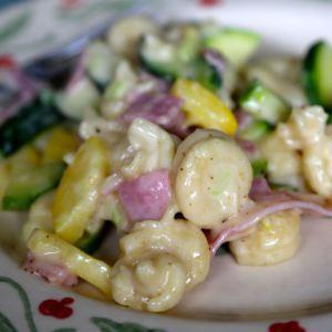 Zucchini and Ham with Mac ‘n Cheese: Simple and Extraordinary