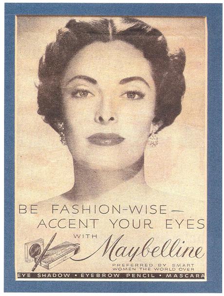Christian Dior and Maybelline High Fashion in the 1950's