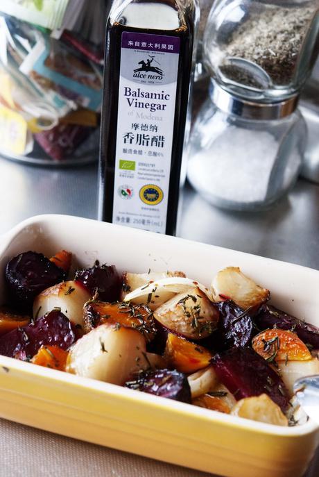 Roasted Balsamic Multi-Color Beets