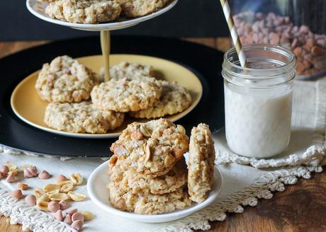 Salted Peanut Butterscotch Oatmeal Cookies