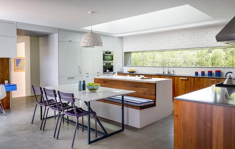 Kitchen in a Bel Air ranch-style home