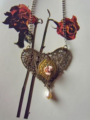 Valentine's Day, Steampunk Heart Necklaces, and the Noyes Museum Madd Hatter Party