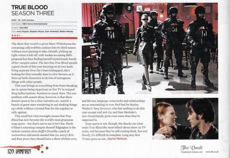 True Blood Feature in Special Vampire Edition of SFX Magazine