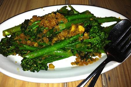 Sprouting broccoli side dish