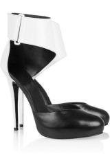 Karl Two-tone leather sandals