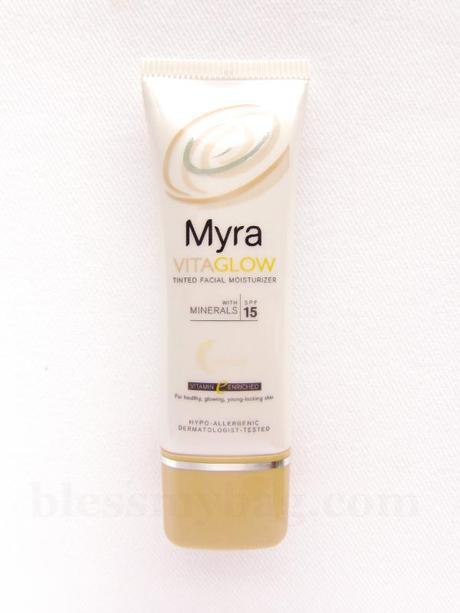 Myra VitaGlow Tinted Moisturizer SPF15 – Super good, as in