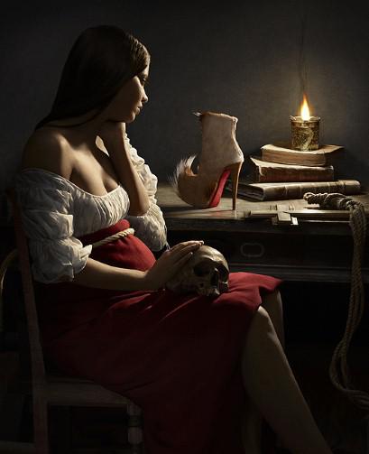 Georges de la Tour's Magdalene and the Flame sees the subject staring longingly at the 'Puck' boot