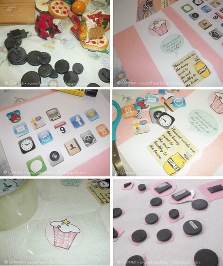 DIY Refrigerator Magnets