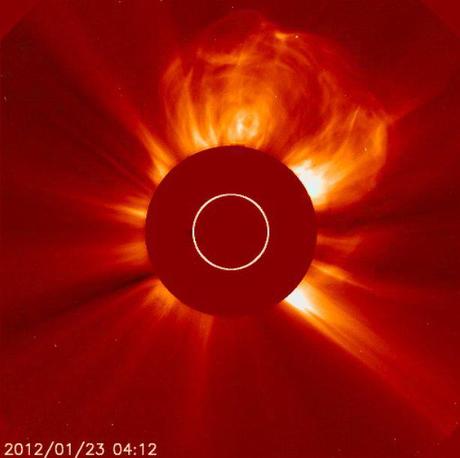 Large Solar Flare Expected To Affect Earth