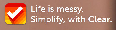 Clear for iOS Gesture based to-do List Manager for iOS
