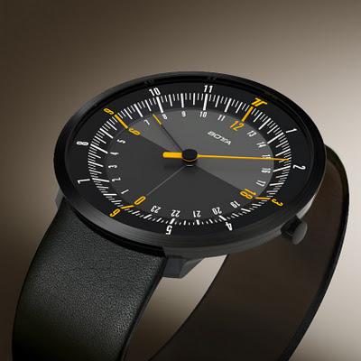 Duo 24 watch by Botta Design