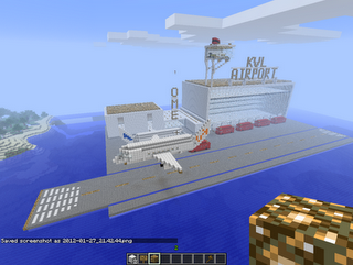 minecraft world blog 4. the Airport
