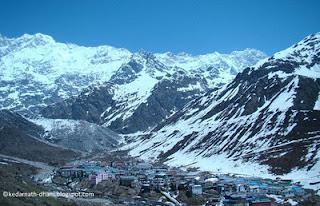 SNOWFALL IN KEDARNATH