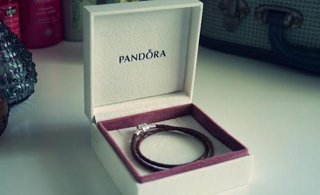 My Favourite Accessory At The Moment- Pandora Double Waved Leather Bracelet