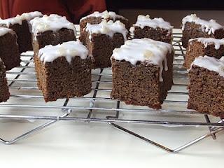 Iced Gingerbread with Stem Ginger