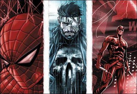 Spider-Man, Punisher, Daredevil