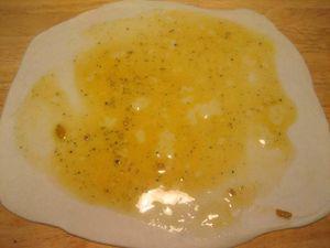 Murtabak - apply egg wash