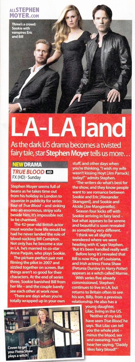 Stephen Moyer Interviewed for TV Guide – “La La Land’