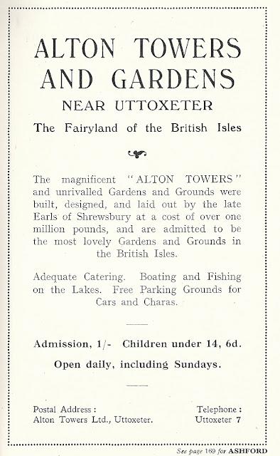 Alton Towers, 1930