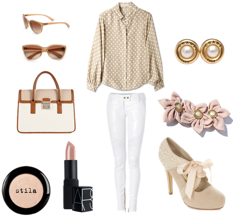 Gold + Nude + White…