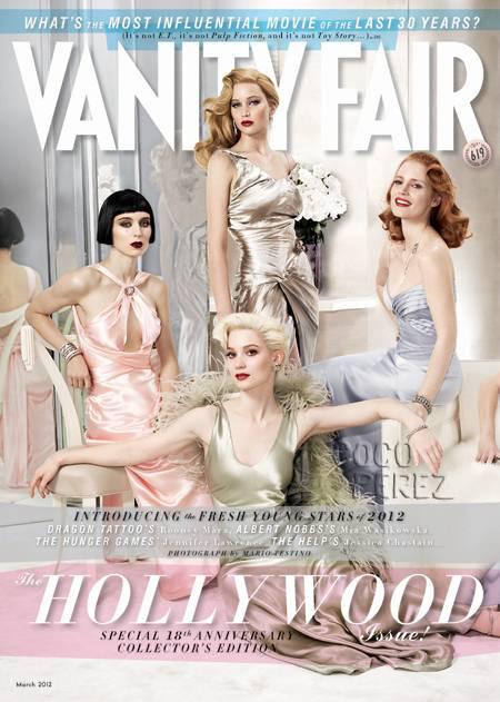 VF Hollywood 1Vanity Fair Showcases New Hollywood Talent with Old Hollywood Glamour