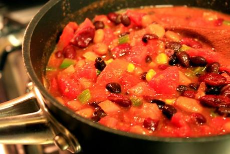 The Best Vegetarian Chili EVER!