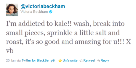 Victoria Beckham Recommends... Roasted Kale!