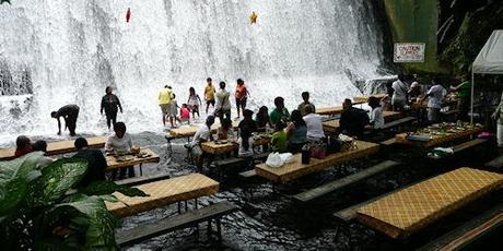 Villa Escudero: The Waterfall Resturaunt In The Phillippines
