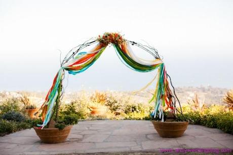 Festive Colorful Wedding Full of Art Accents