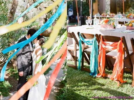 Festive Colorful Wedding Full of Art Accents