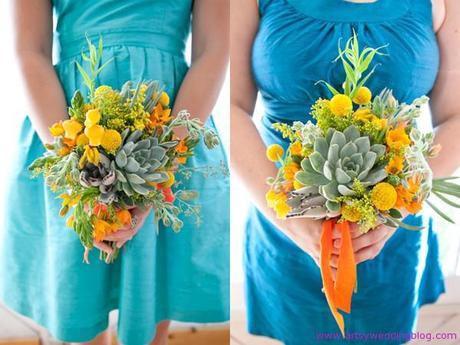 Festive Colorful Wedding Full of Art Accents