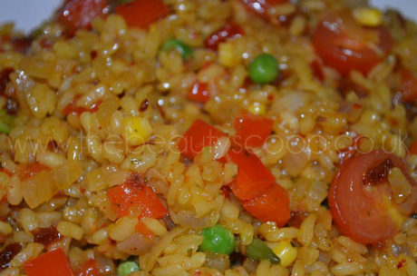 Food: Healthy Vegetable Paella!