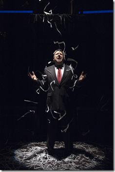 Terry Hamilton as Ken Lay in the Chicago premiere of ENRON by Lucy Prebble, directed by Rachel Rockwell