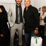 Joe Manganiello and Hines Ward GQ Super Bowl Party Cindy Ord Getty