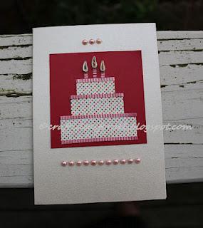 Handmade Greeting Card For Third Birthday
