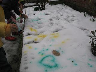 Snow Painting