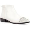 Zara studded boots Crisp White