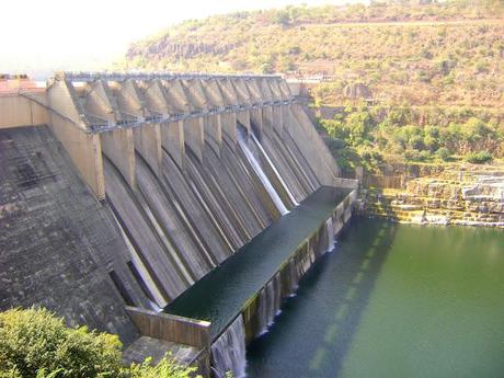 Srisailam Dam, Andhra Pradesh, India.