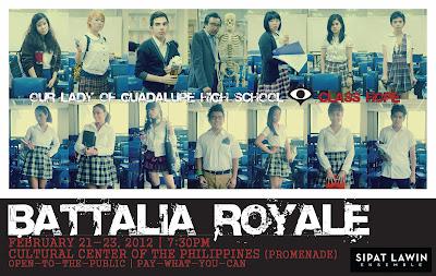 Sipat Lawin Ensemble's Battalia Royale, opening Feb. 21, fuses theater and live-action game