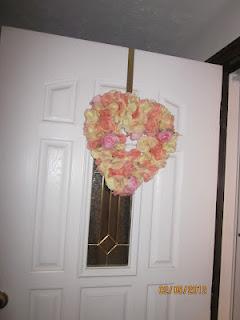 Valentine's Rose Heart Wreath